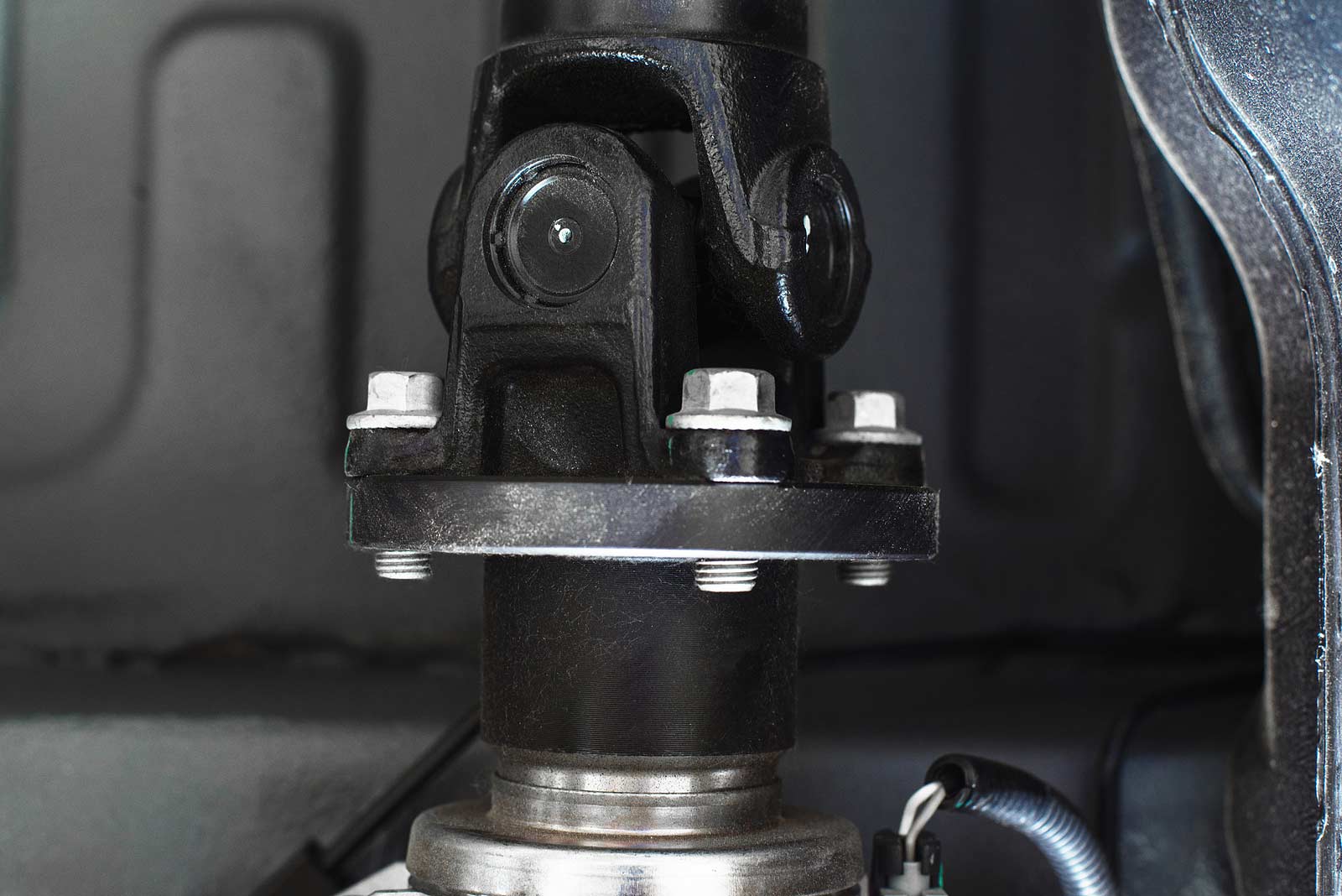 Connecting the propshaft