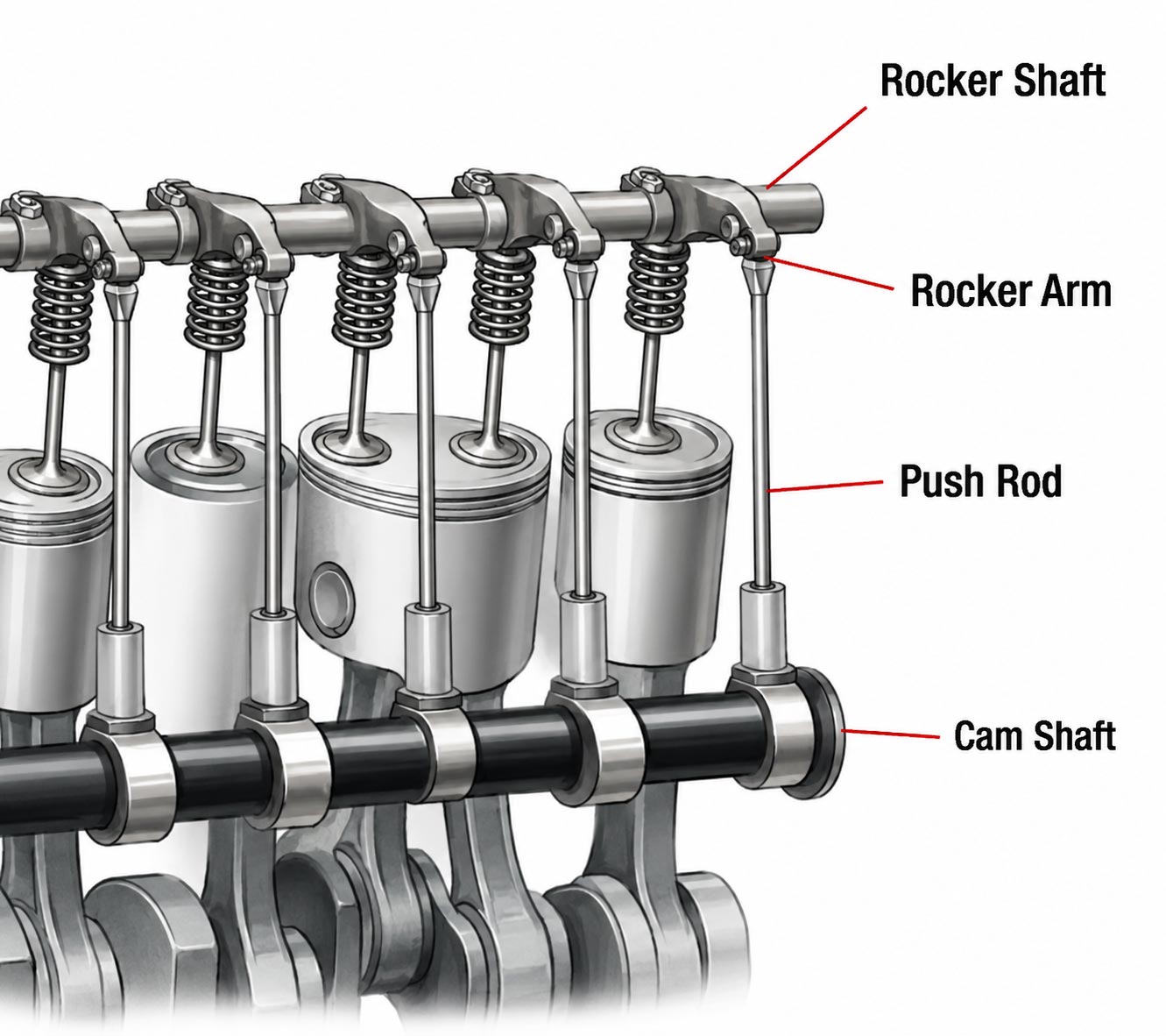 Automotive Rocker Shafts